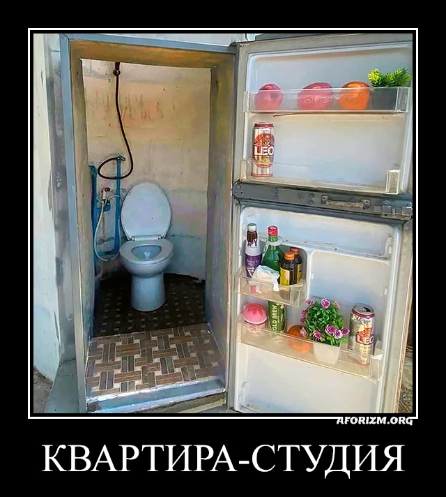 Квартира-студия. Демотиватор